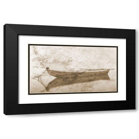 Rowing Dreams 3 Black Modern Wood Framed Art Print with Double Matting by Phillip, Jamie