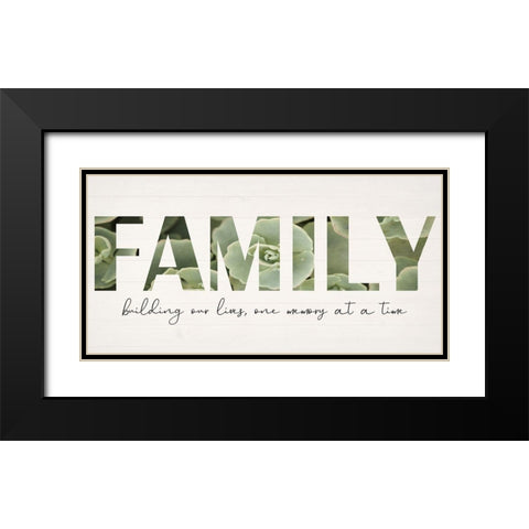 Family Farm Black Modern Wood Framed Art Print with Double Matting by Phillip, Jamie