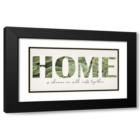 Home Farm Black Modern Wood Framed Art Print with Double Matting by Phillip, Jamie