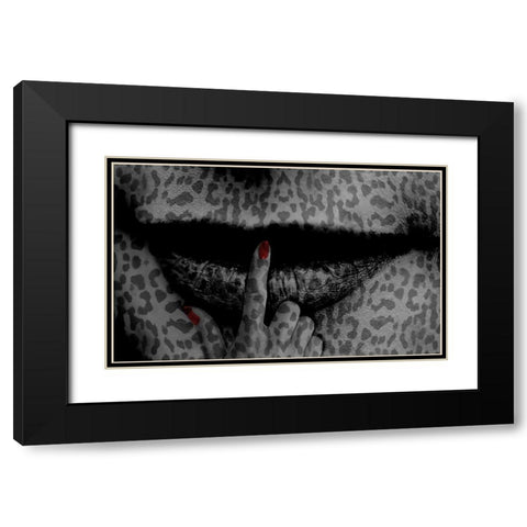Simply Decicious 2 Black Modern Wood Framed Art Print with Double Matting by Phillip, Jamie