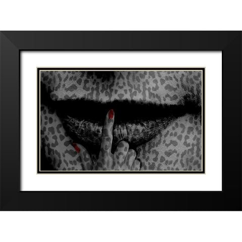 Simply Decicious 2 Black Modern Wood Framed Art Print with Double Matting by Phillip, Jamie