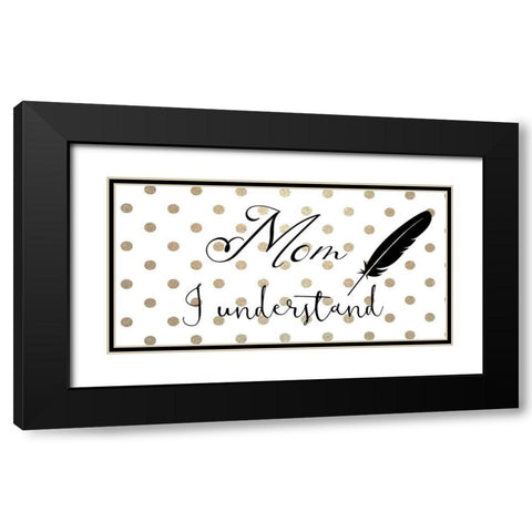 Mon I Understand 2 Black Modern Wood Framed Art Print with Double Matting by Phillip, Jamie
