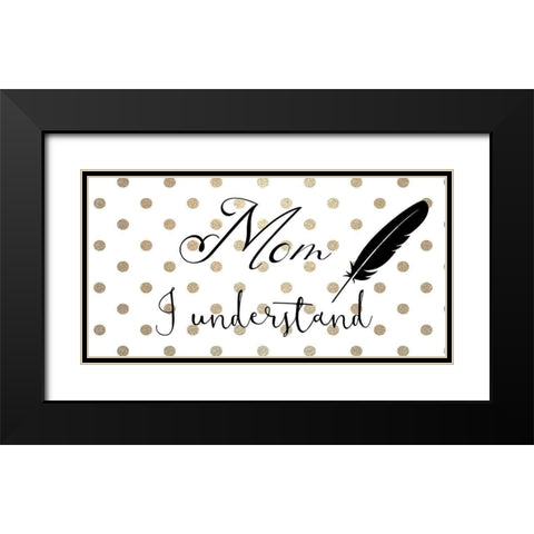 Mon I Understand 2 Black Modern Wood Framed Art Print with Double Matting by Phillip, Jamie