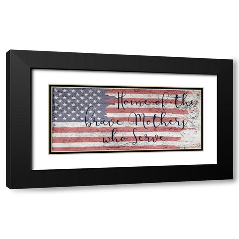 Mothers Who Serves Black Modern Wood Framed Art Print with Double Matting by Phillip, Jamie