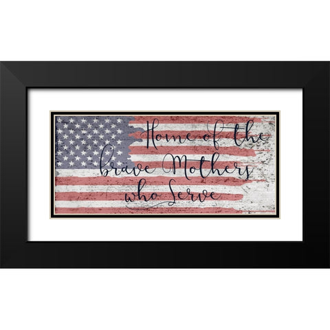Mothers Who Serves Black Modern Wood Framed Art Print with Double Matting by Phillip, Jamie