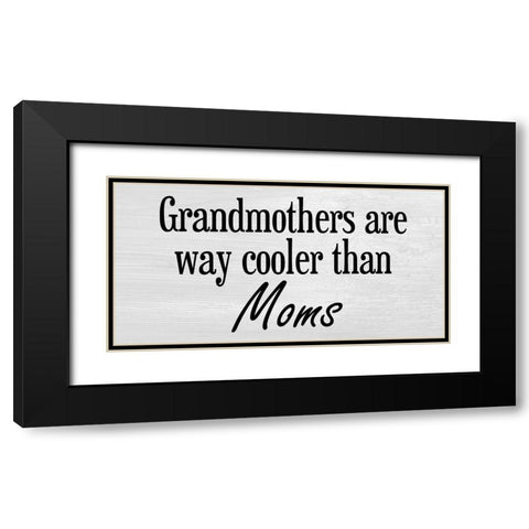 Grandmother 2 Black Modern Wood Framed Art Print with Double Matting by Phillip, Jamie
