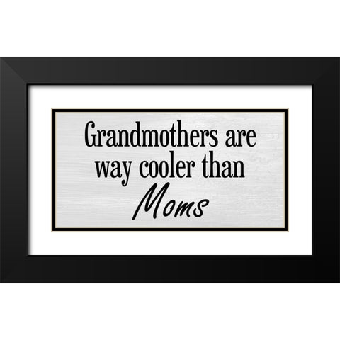 Grandmother 2 Black Modern Wood Framed Art Print with Double Matting by Phillip, Jamie