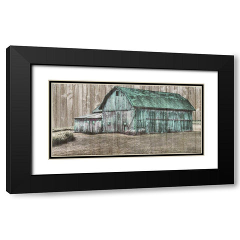 Barn Life Black Modern Wood Framed Art Print with Double Matting by Phillip, Jamie