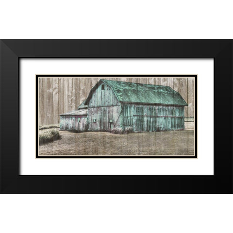 Barn Life Black Modern Wood Framed Art Print with Double Matting by Phillip, Jamie