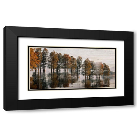Take Me To The Lake Black Modern Wood Framed Art Print with Double Matting by Phillip, Jamie