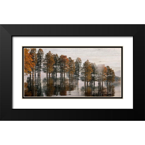 Take Me To The Lake Black Modern Wood Framed Art Print with Double Matting by Phillip, Jamie
