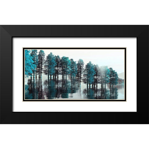 Take Me To The Bayou Black Modern Wood Framed Art Print with Double Matting by Phillip, Jamie