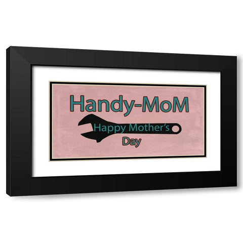 Handymom Black Modern Wood Framed Art Print with Double Matting by Phillip, Jamie
