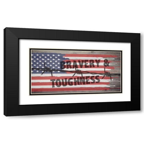 Veteran Black Modern Wood Framed Art Print with Double Matting by Phillip, Jamie
