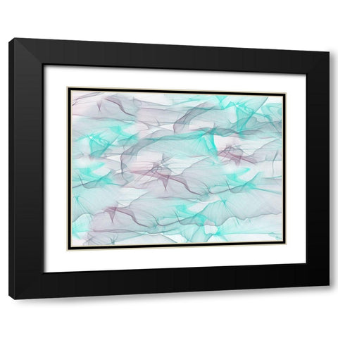 Wind And Waves Black Modern Wood Framed Art Print with Double Matting by Phillip, Jamie