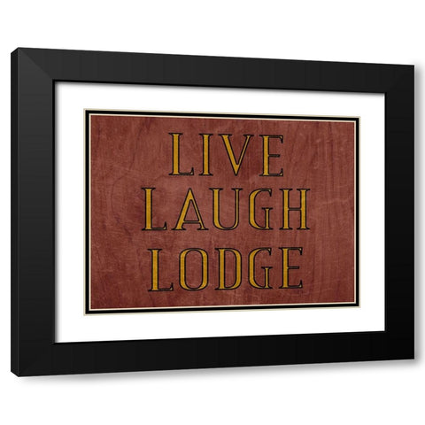 Lodge Black Modern Wood Framed Art Print with Double Matting by Phillip, Jamie
