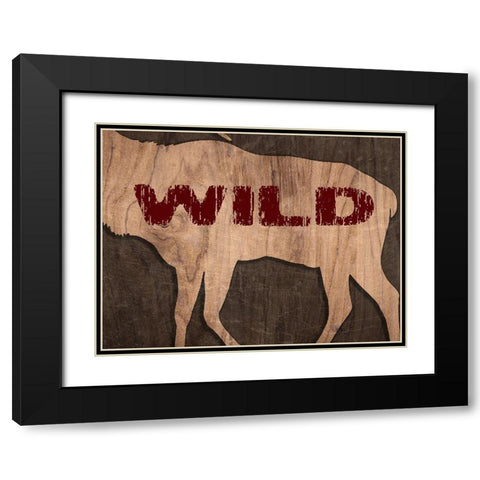 Lodge 5 Black Modern Wood Framed Art Print with Double Matting by Phillip, Jamie