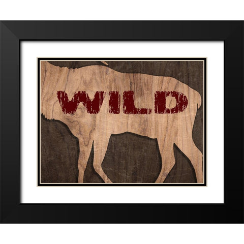 Lodge 5 Black Modern Wood Framed Art Print with Double Matting by Phillip, Jamie