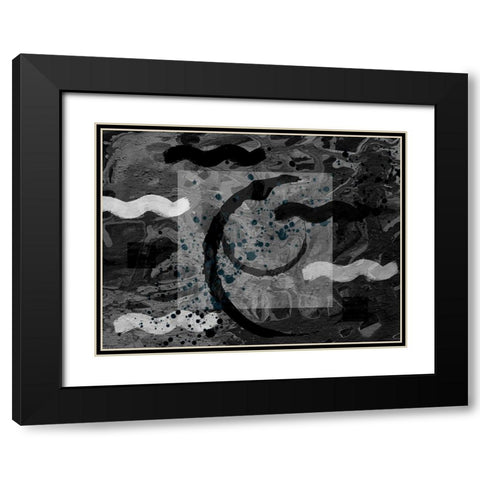Lanskana Black Modern Wood Framed Art Print with Double Matting by Phillip, Jamie