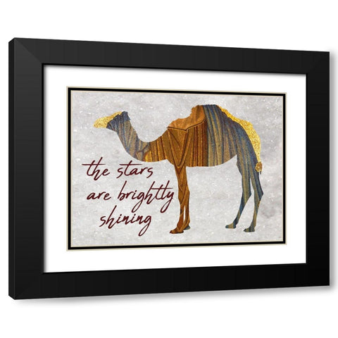 Holy Night Black Modern Wood Framed Art Print with Double Matting by Phillip, Jamie