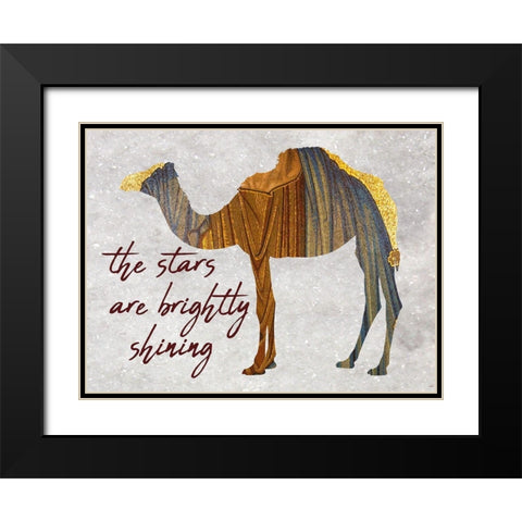 Holy Night Black Modern Wood Framed Art Print with Double Matting by Phillip, Jamie