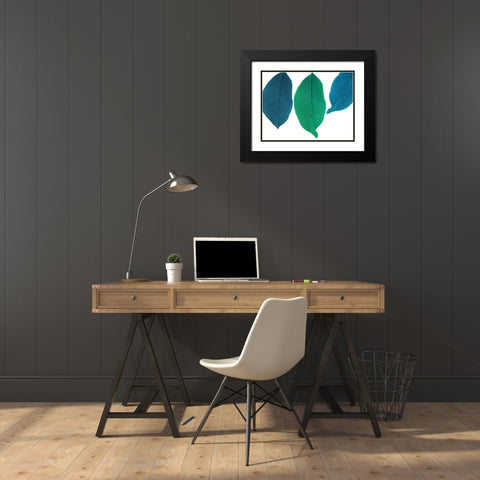 Xrayed Black Modern Wood Framed Art Print with Double Matting by Phillip, Jamie