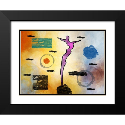 The Diver Black Modern Wood Framed Art Print with Double Matting by Phillip, Jamie