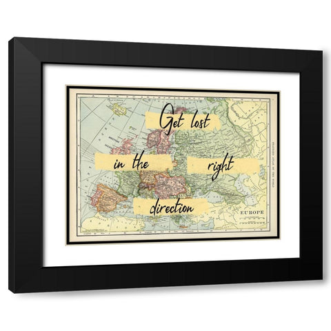 Europe Travels Black Modern Wood Framed Art Print with Double Matting by Phillip, Jamie