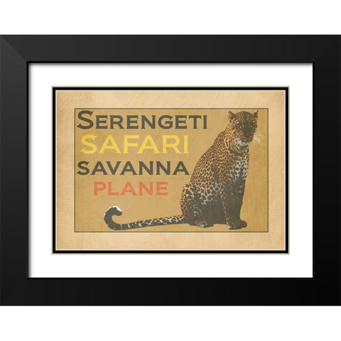 Wild Side Black Modern Wood Framed Art Print with Double Matting by Phillip, Jamie