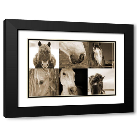 Wild West 1 Black Modern Wood Framed Art Print with Double Matting by Phillip, Jamie