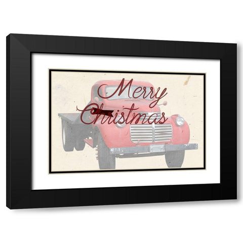 Christmas Black Modern Wood Framed Art Print with Double Matting by Phillip, Jamie
