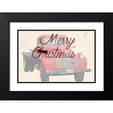 Christmas Black Modern Wood Framed Art Print with Double Matting by Phillip, Jamie