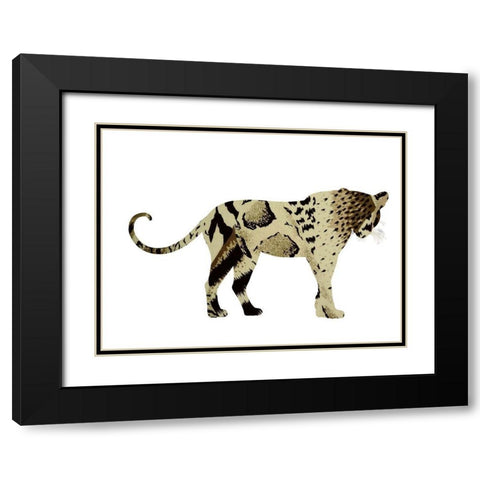 Light Paw Black Modern Wood Framed Art Print with Double Matting by Phillip, Jamie