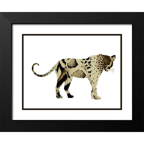 Light Paw Black Modern Wood Framed Art Print with Double Matting by Phillip, Jamie