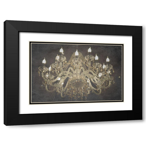 Elegant Bright Black Modern Wood Framed Art Print with Double Matting by Phillip, Jamie