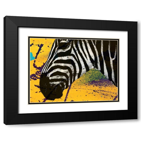 Africa Savanna Black Modern Wood Framed Art Print with Double Matting by Phillip, Jamie