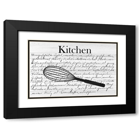 Kitchen Black Modern Wood Framed Art Print with Double Matting by Phillip, Jamie