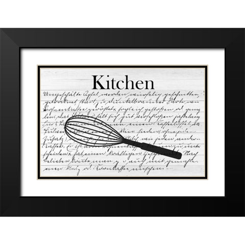 Kitchen Black Modern Wood Framed Art Print with Double Matting by Phillip, Jamie