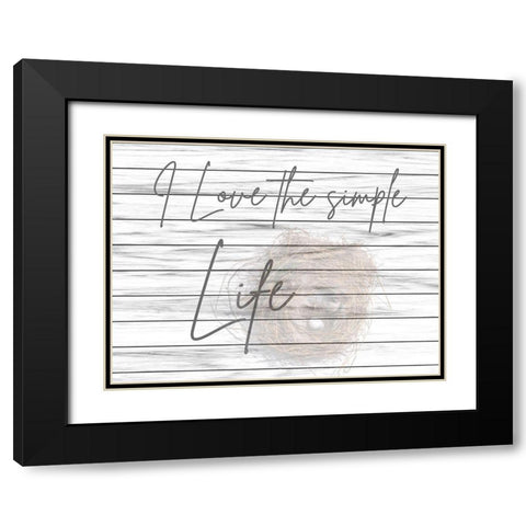 Country Living Black Modern Wood Framed Art Print with Double Matting by Phillip, Jamie