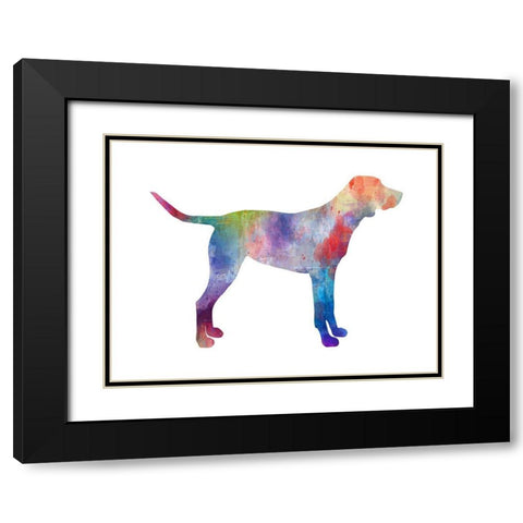 Good Dog 2 Black Modern Wood Framed Art Print with Double Matting by Phillip, Jamie
