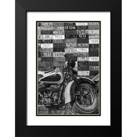Cross Country 1 Black Modern Wood Framed Art Print with Double Matting by Phillip, Jamie