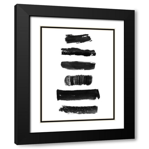 Splener 2 Black Modern Wood Framed Art Print with Double Matting by Phillip, Jamie