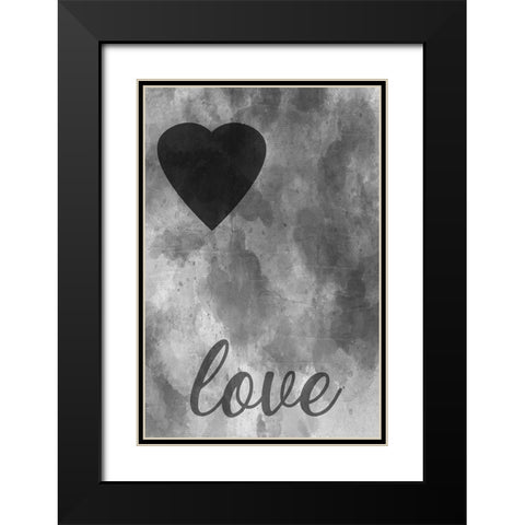 Give Me Some Love 2 Black Modern Wood Framed Art Print with Double Matting by Phillip, Jamie