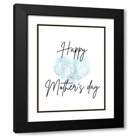 Mothers Day Black Modern Wood Framed Art Print with Double Matting by Phillip, Jamie
