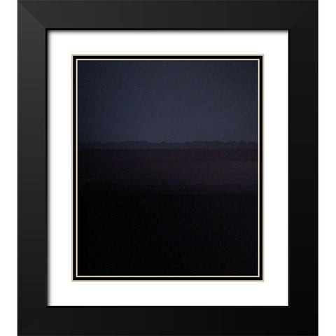 Mystery Black Modern Wood Framed Art Print with Double Matting by Phillip, Jamie