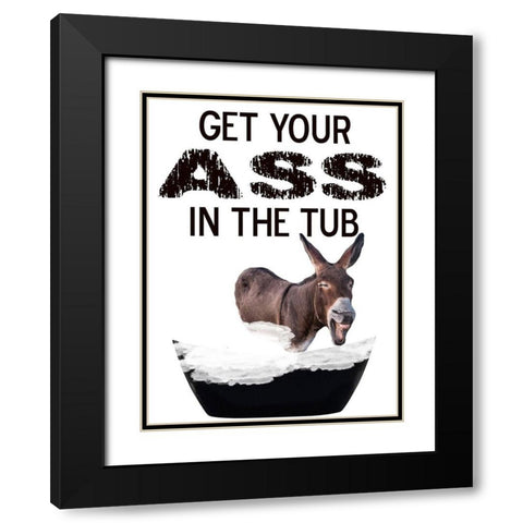 Bath Time 2 Black Modern Wood Framed Art Print with Double Matting by Phillip, Jamie