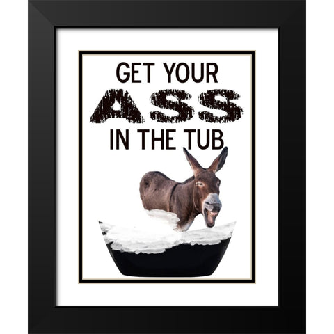 Bath Time 2 Black Modern Wood Framed Art Print with Double Matting by Phillip, Jamie