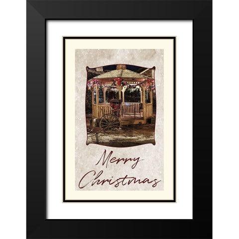 Holidays Black Modern Wood Framed Art Print with Double Matting by Phillip, Jamie
