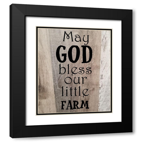 Farmimg 1 Black Modern Wood Framed Art Print with Double Matting by Phillip, Jamie
