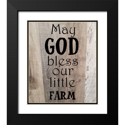 Farmimg 1 Black Modern Wood Framed Art Print with Double Matting by Phillip, Jamie